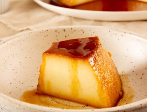 Flan de queso manchego