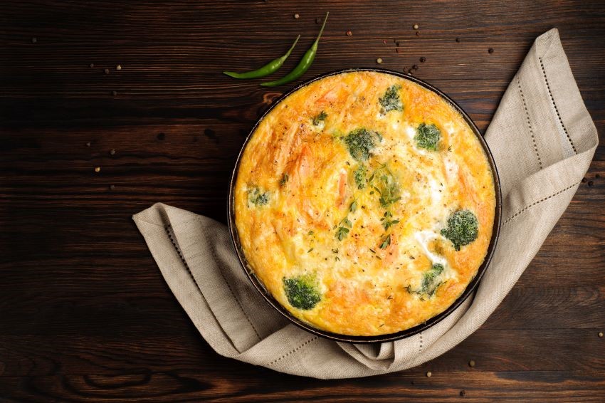 receta de frittata queso